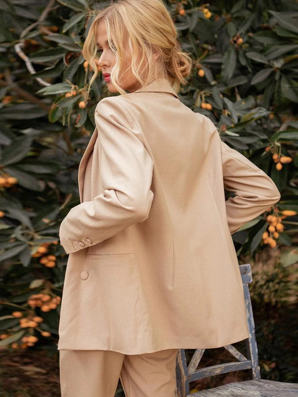 LONG SLEEVE BUTTON DETAILED POCKETS JACKET