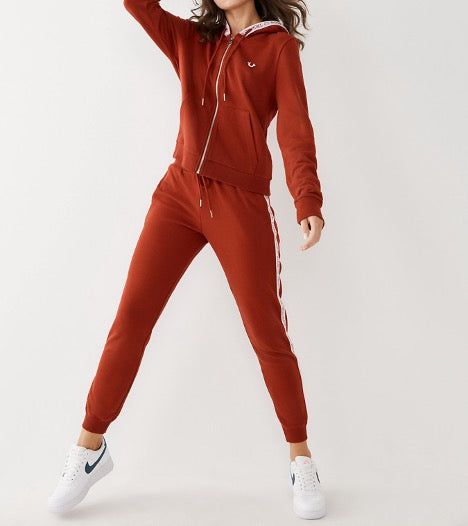 Logo Trim Hoodie