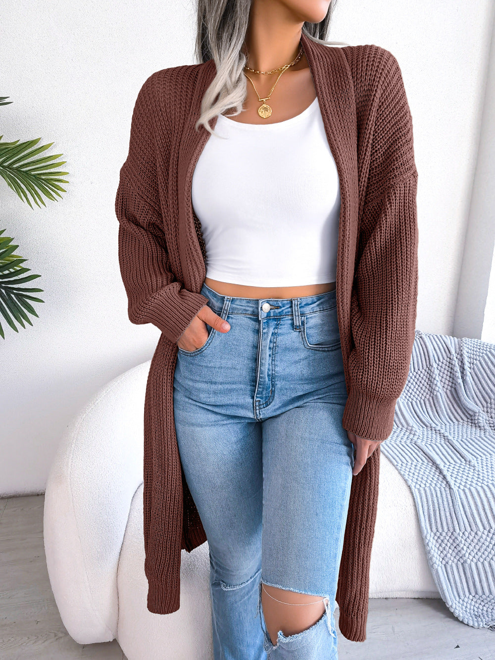 Versatile Cardigan with Lapels