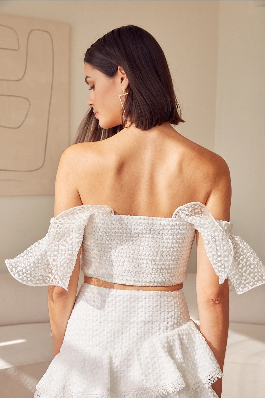 Women Off Shoulder Lace Top