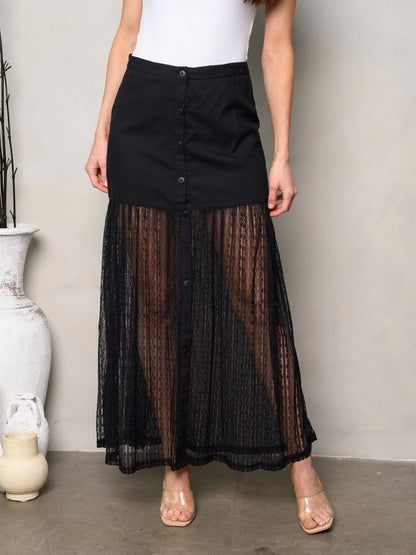 Lace Maxi Skirt