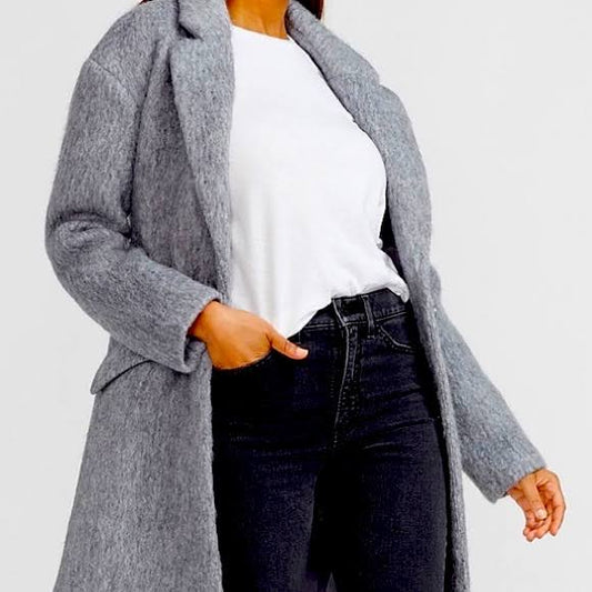 Wool-Blend Coat