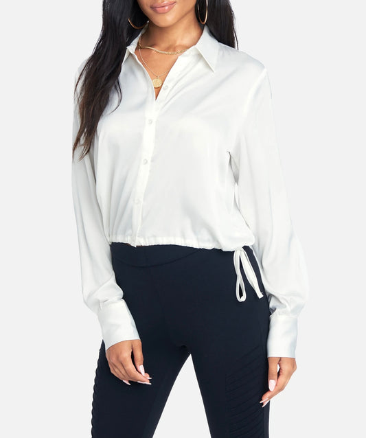 Drawstring Hem Bottom Up Top