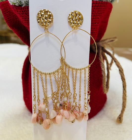 Rhinestone stone Drop Earrings