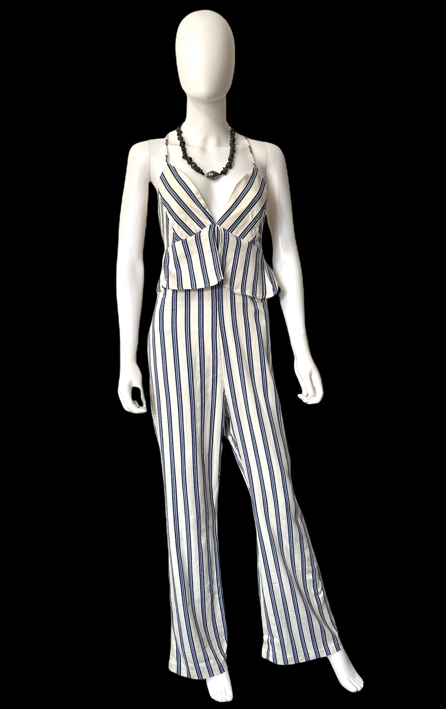 Cami Peplum Woven Jumpsuit